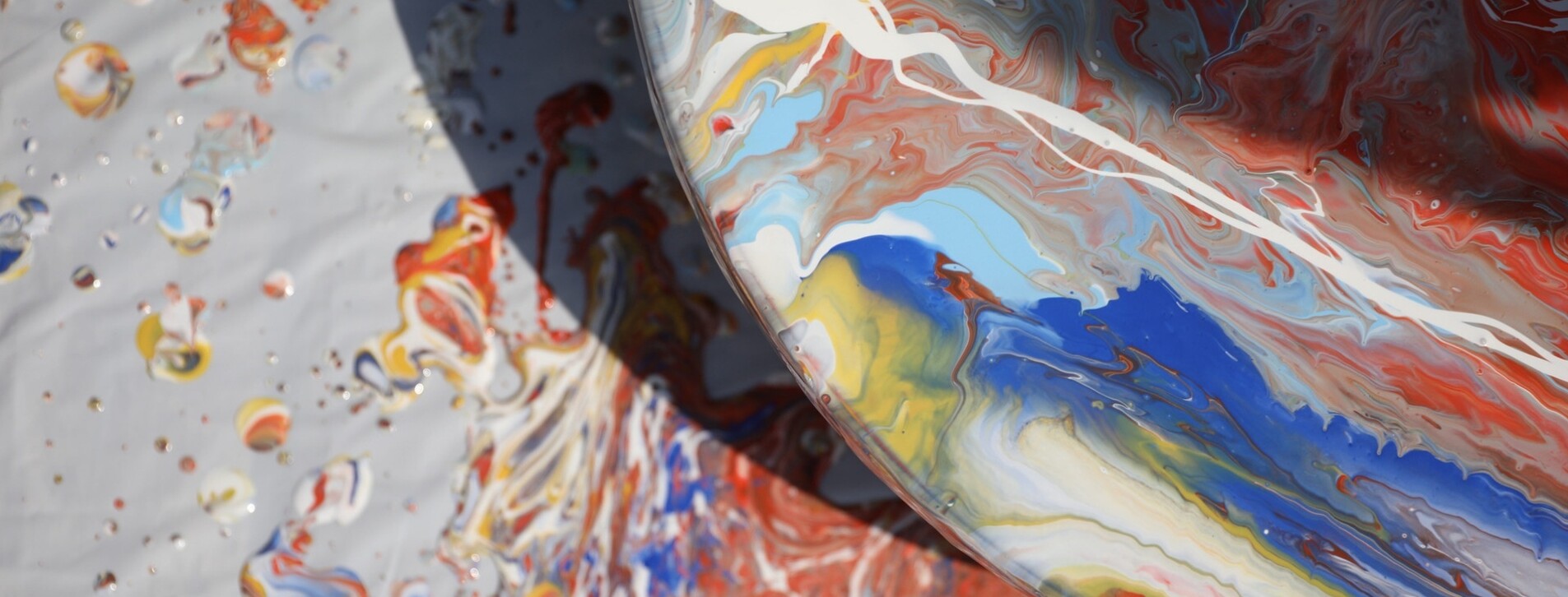 Абстрактная живопись Fluid Art для двоих в Хмельницком - 6 Фото 6 - Абстрактная живопись Fluid Art для двоих