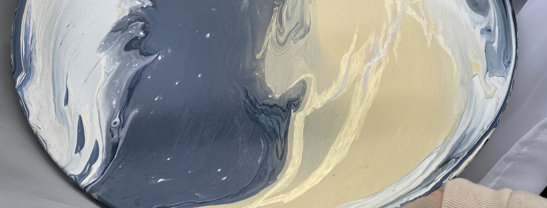 Абстрактная живопись Fluid Art для двоих в Хмельницком - 10 Фото 10 - Абстрактная живопись Fluid Art для двоих