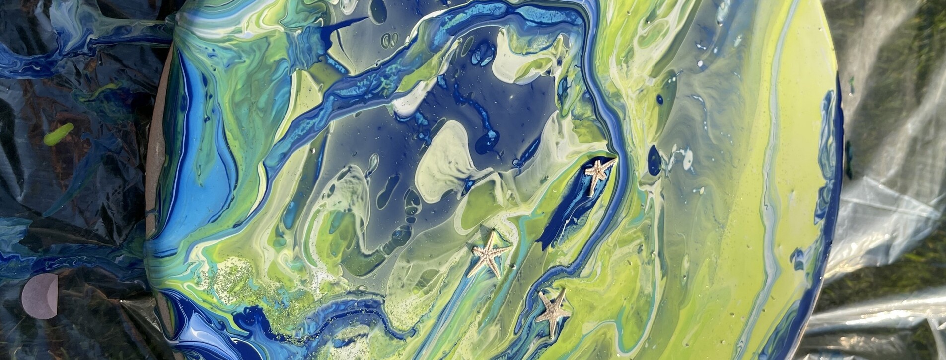 Абстрактная живопись Fluid Art для двоих в Хмельницком - 3 Фото 3 - Абстрактная живопись Fluid Art для двоих