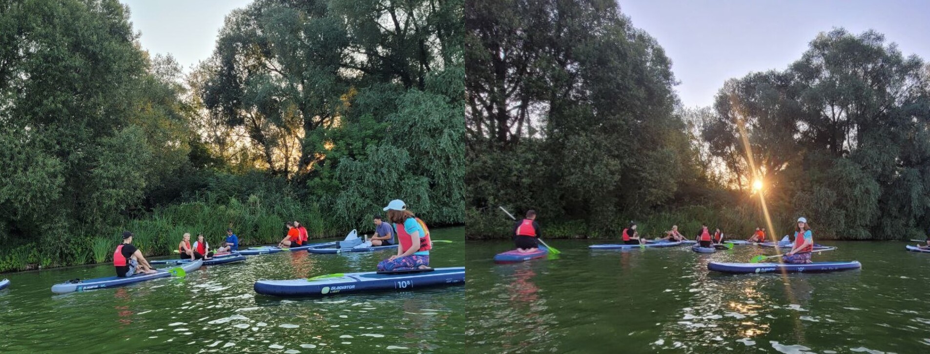 SUP-серфинг на закате для компании в Хмельницком - 6 Фото 6 - SUP-серфинг на закате для компании