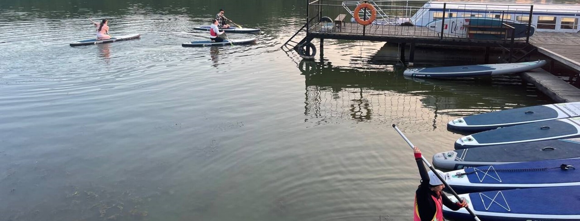 SUP-серфинг на закате для компании в Хмельницком - 7 Фото 7 - SUP-серфинг на закате для компании