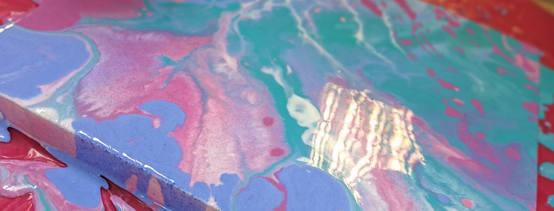Абстрактная живопись Fluid Art для компании в Киеве - 29 Фото 29 - Абстрактная живопись Fluid Art для компании