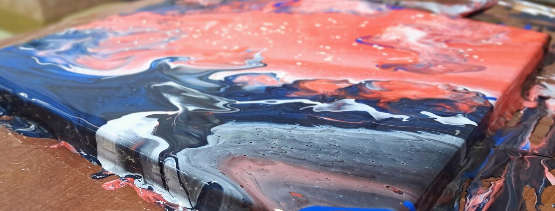 Абстрактная живопись Fluid Art для двоих во Львове - 12 Фото 12 - Абстрактная живопись Fluid Art для двоих