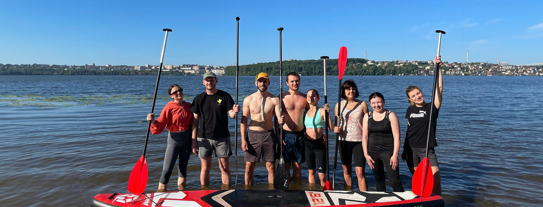 SUP-серфинг на рассвете для двоих в Тернополе - 11 Фото 11 - SUP-серфинг на рассвете для двоих