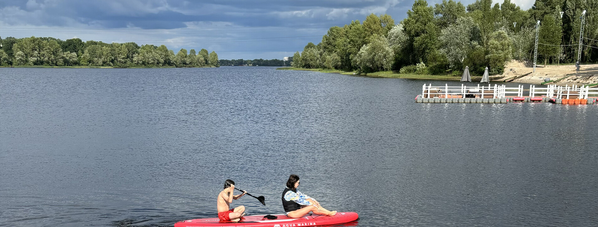SUP-серфинг на закате для компании в Киеве - 4 Фото 4 - SUP-серфинг на закате для компании