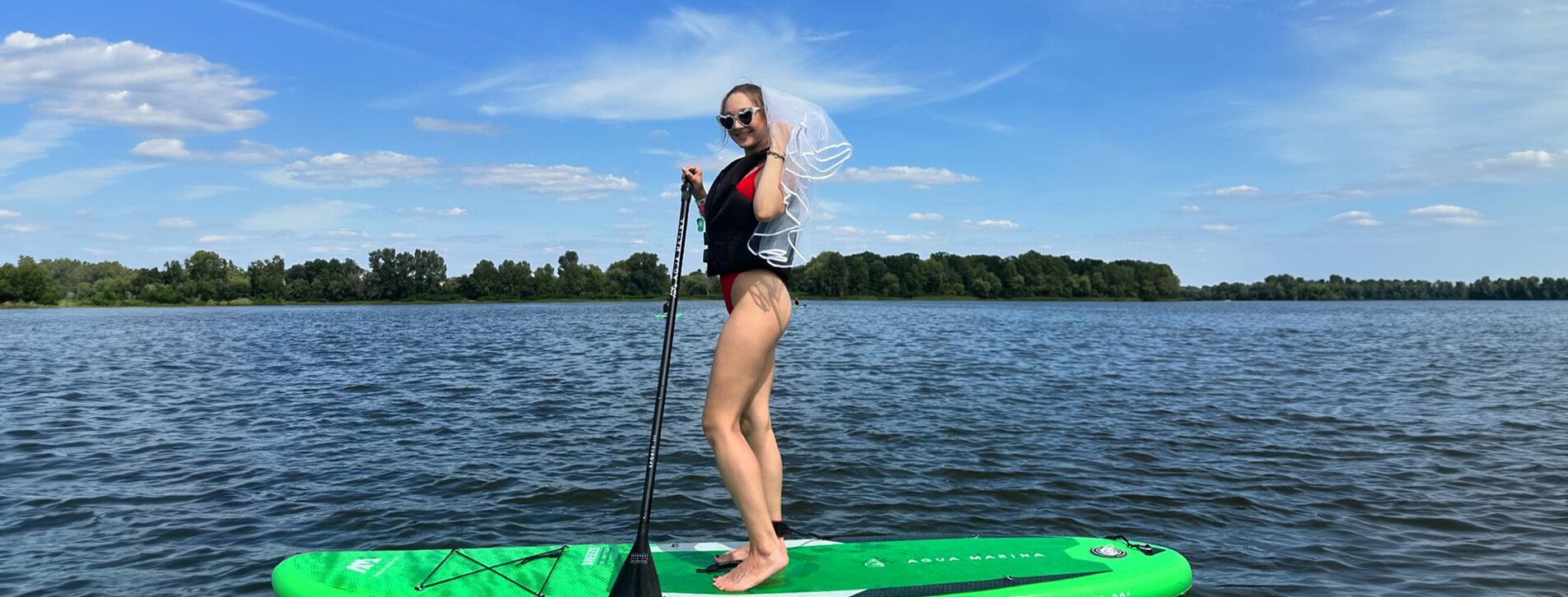 SUP-серфинг на закате для компании в Киеве - 7 Фото 7 - SUP-серфинг на закате для компании