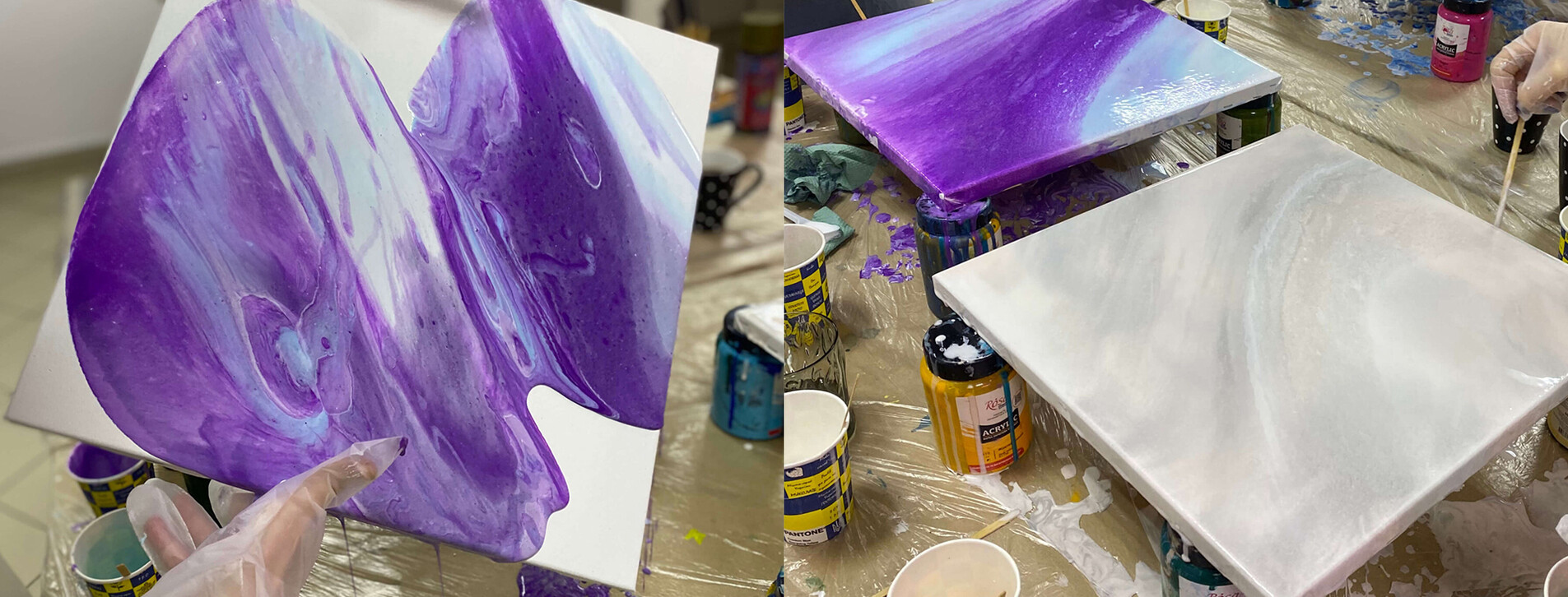 Абстрактная живопись Fluid Art в Ивано-Франковске - 2 Фото 2 - Абстрактная живопись Fluid Art